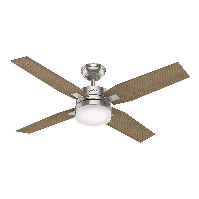lampenwelt Hunter Mercado Deckenventilator eiche/nickel Zeitbegrenzte Promotion