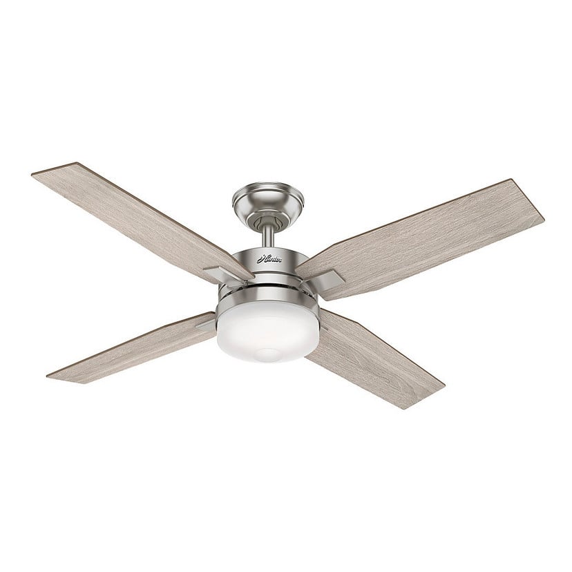 lampenwelt Hunter Mercado Deckenventilator eiche/nickel Zeitbegrenzte Promotion