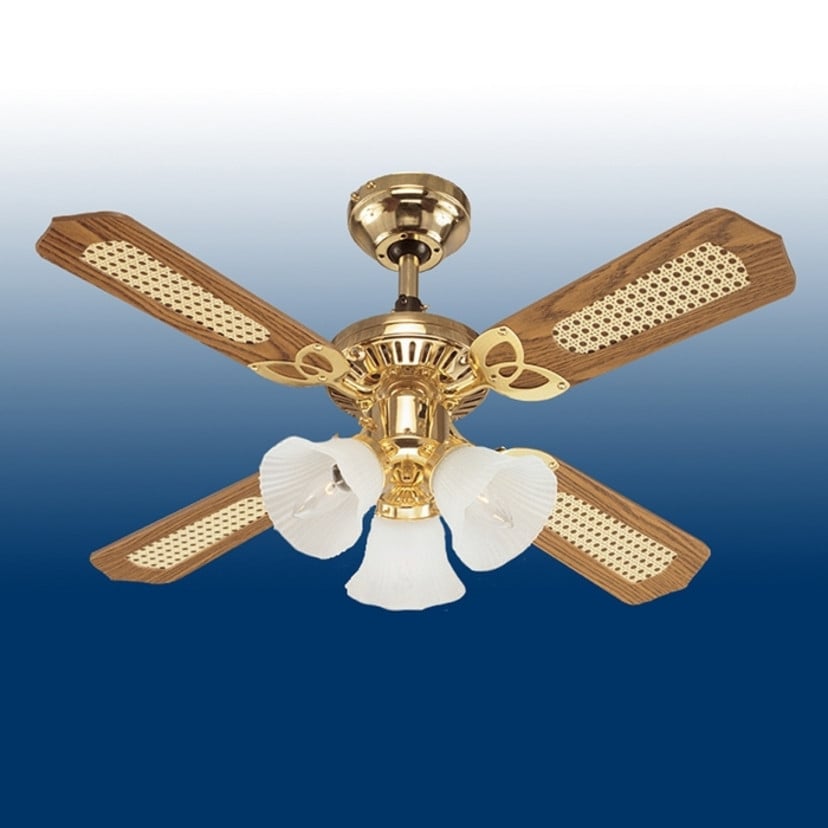 lampenwelt Westinghouse Princess Trio Ventilator Holz 105 cm