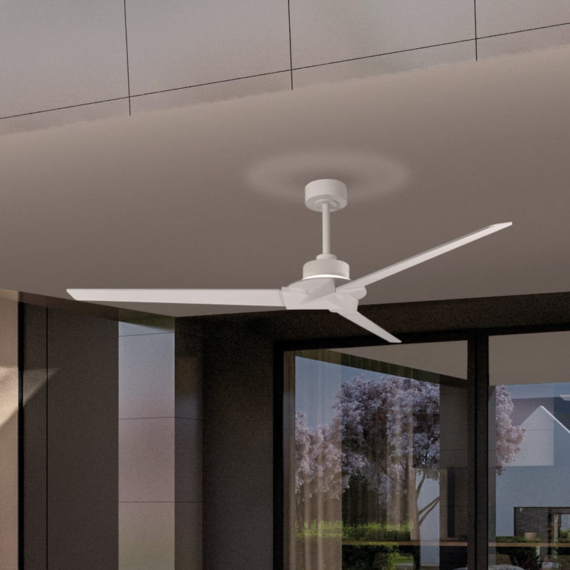 lampenwelt LED-Deckenventilator Brisa weiß DC leise Ø 175 cm CCT Black Friday Preise
