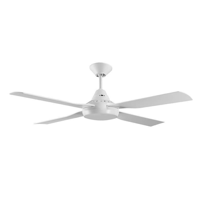 lampenwelt Beacon Deckenventilator mit Licht Moonah weiß leise Auslauf
