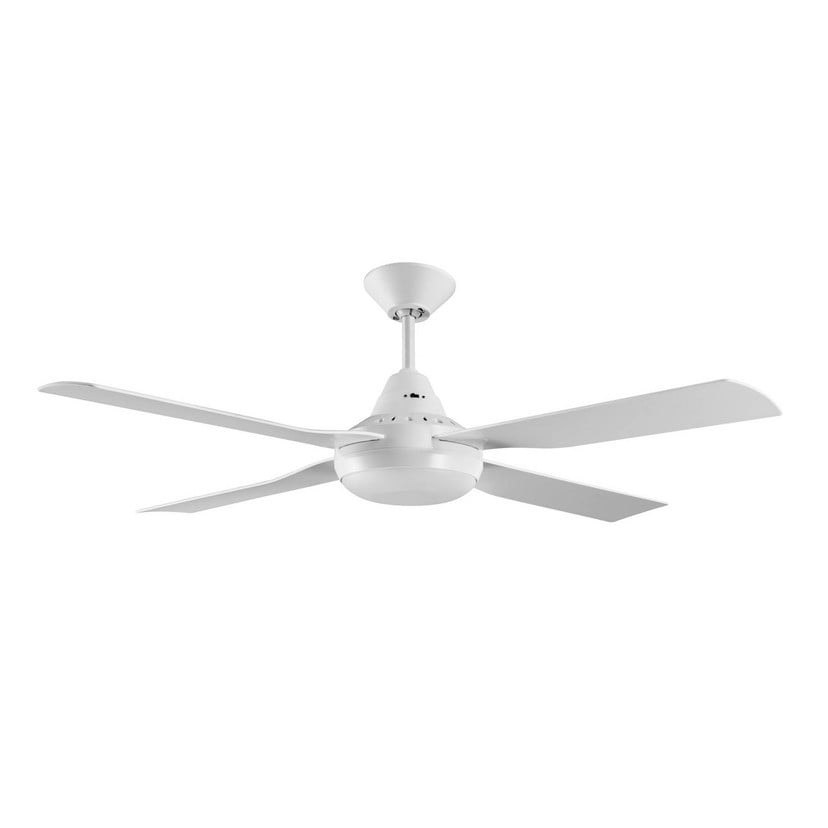 lampenwelt Beacon Deckenventilator mit Licht Moonah weiß leise Auslauf