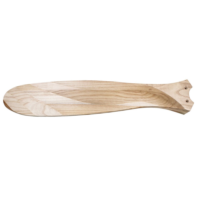 lampenwelt Deckenventilator Eco Genuino 122 schwarz/Holz hell Günstiger Verkauf