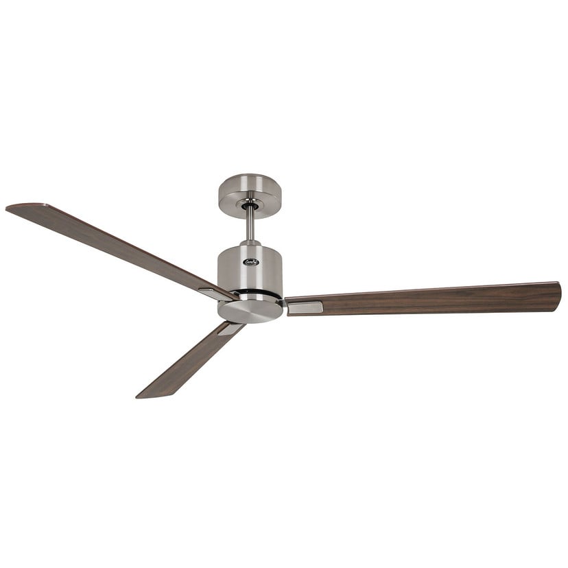 lampenwelt Deckenventilator Eco Concept 152cm chrom/Holz Kostenloser Versand