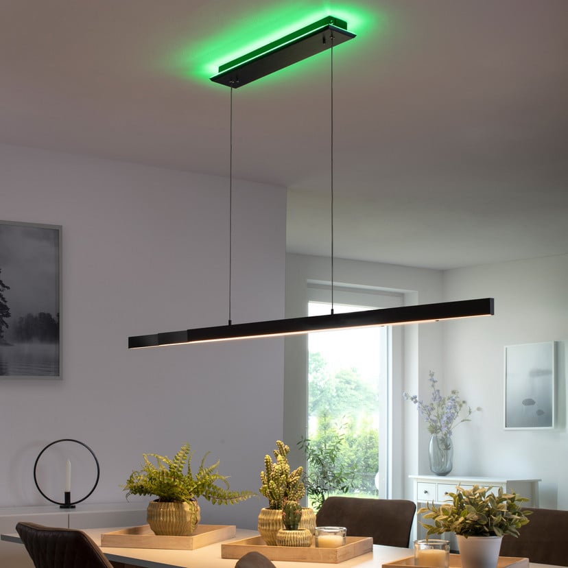 lampenwelt Paul Neuhaus Q-ARIAN LED-Pendelleuchte anthrazit Rabatt