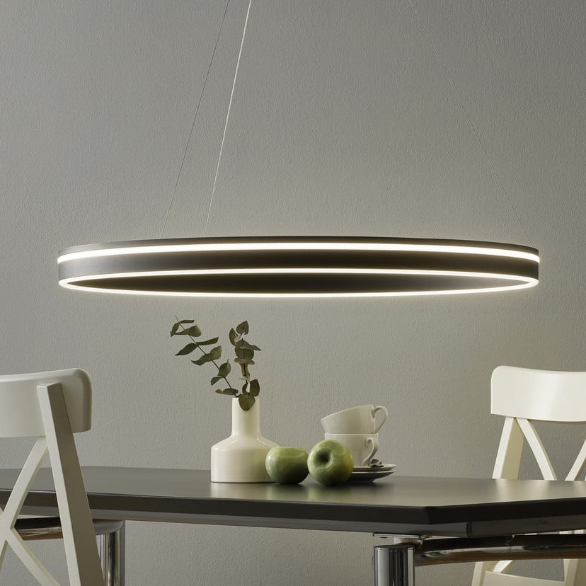 lampenwelt Paul Neuhaus Q-VITO LED-Hängelampe 79 cm anthrazit Versandkostenfrei