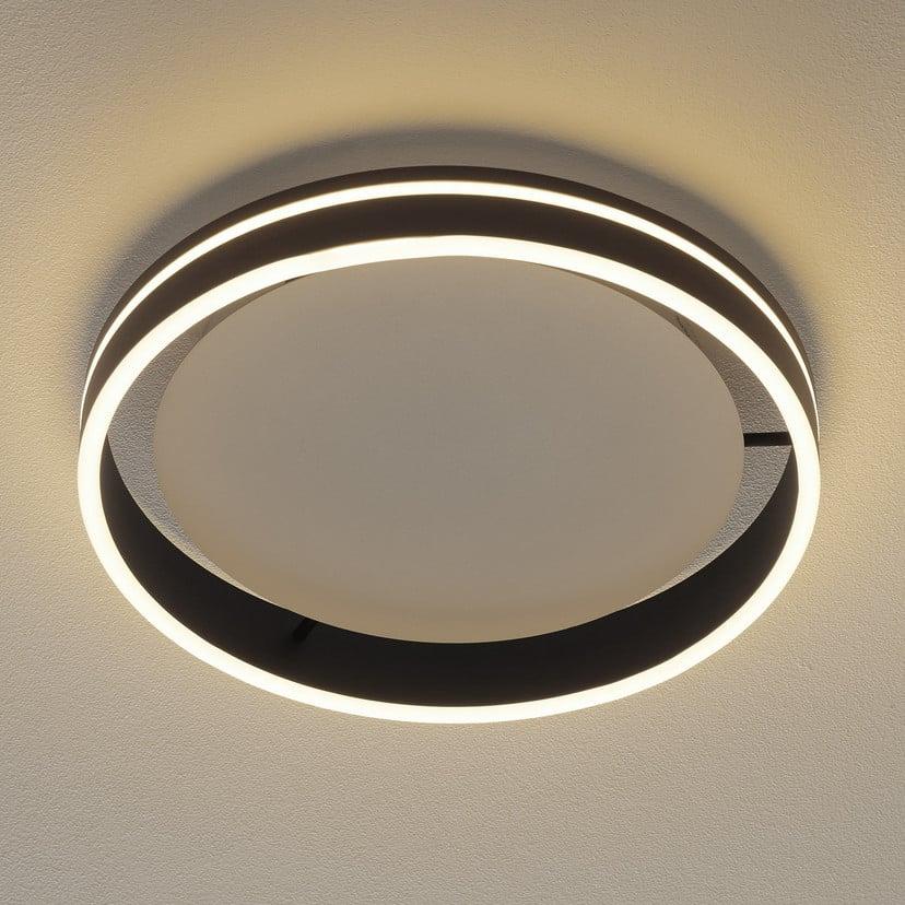 lampenwelt Paul Neuhaus Q-VITO LED-Deckenlampe 40cm anthrazit Exklusivangebot
