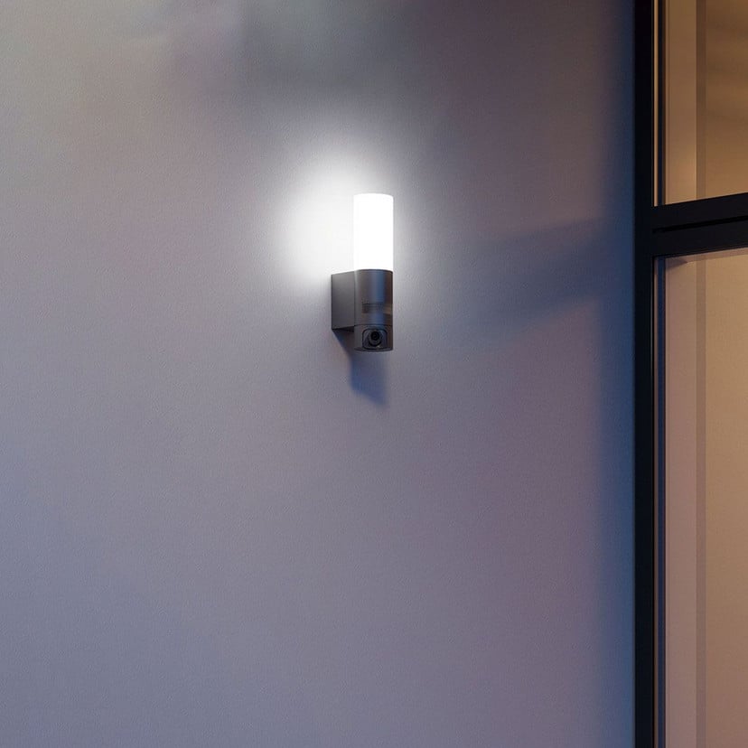 lampenwelt STEINEL L 620 Cam SC LED-Außenwandlampe anthrazit Weihnachtsangebot