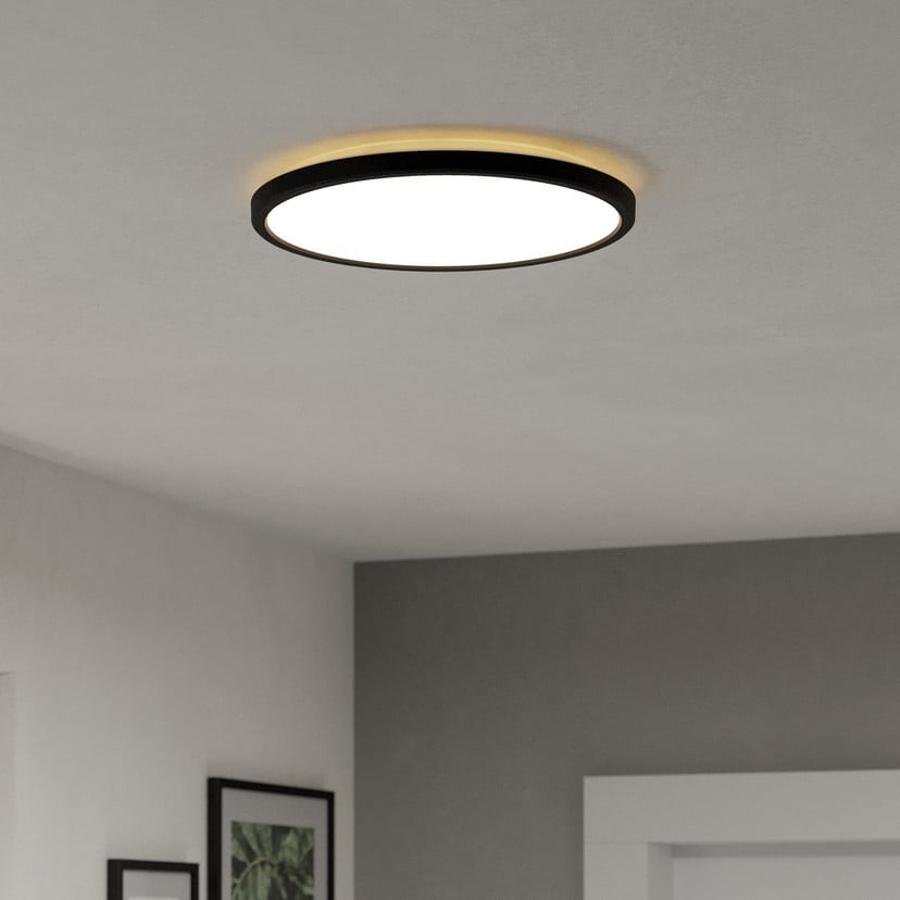 lampenwelt EGLO connect LED-Deckenlampe Rovito-Z schwarz Ø 30 cm Neueste Mode