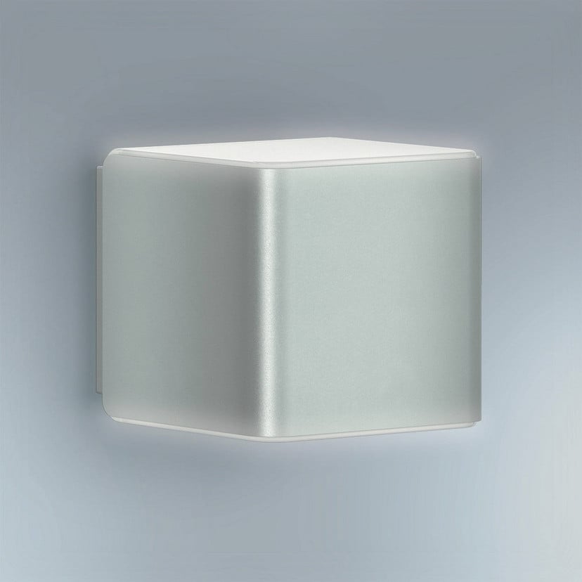 lampenwelt STEINEL L 840 SC Sensor-Außenwandleuchte silber Kauf eins, bekomm eins gratis