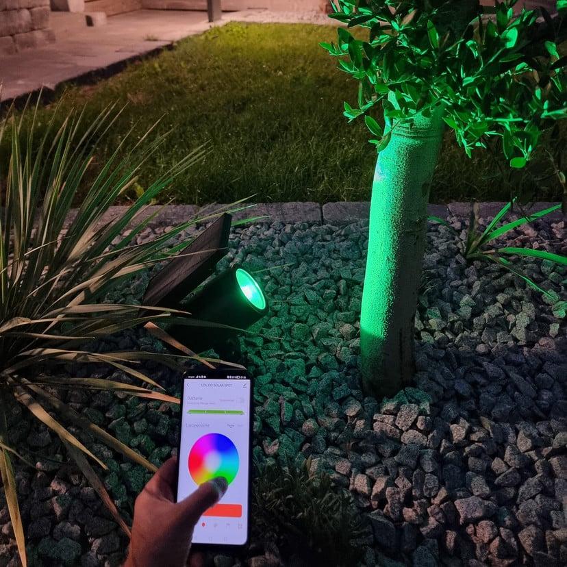 lampenwelt LEDVANCE SMART+ Bluetooth Solar LED-Spot Erdspieß RGB IP44 Neueste Stile