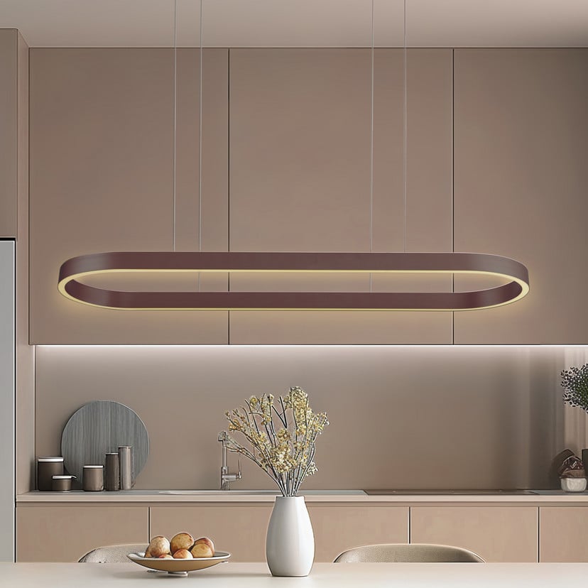 lampenwelt Lucande Smart LED-Hängeleuchte Melinay kaffee CCT Tuya Bis zu 60% Rabatt
