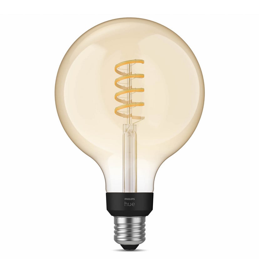 lampenwelt Philips Hue E27 7W LED-Lampe Giant Globe Filament Auslauf