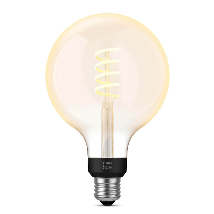 lampenwelt Philips Hue E27 7W LED-Lampe Giant Globe Filament Auslauf