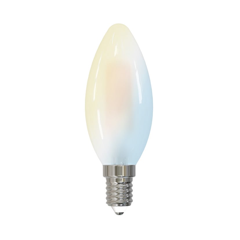 lampenwelt LUUMR Smart LED-Kerzenlampe E14 4 2 W matt CCT Tuya WLAN Fabrikverkauf