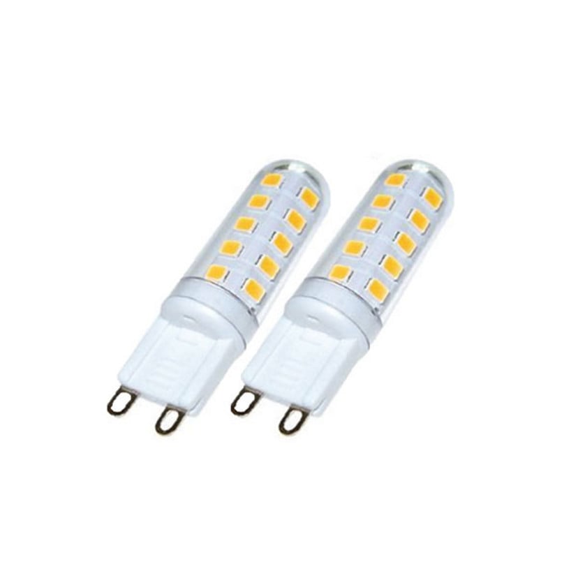 lampenwelt LED-Stiftsockellampe G9 3W 3.000 K extern dimmbar 2er-Set