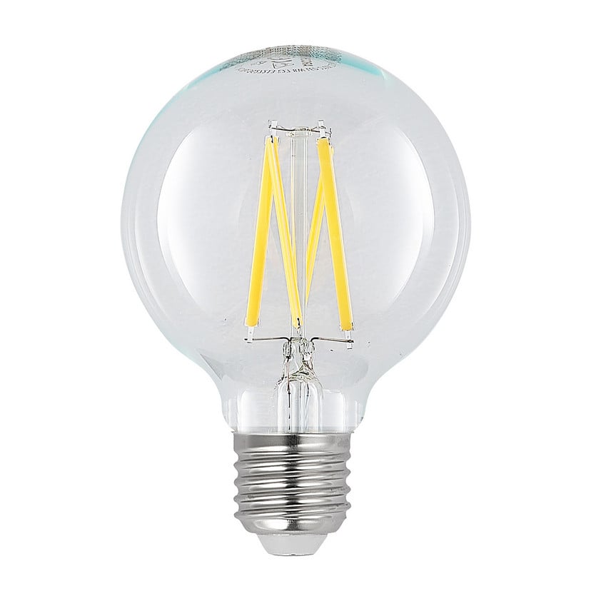 lampenwelt LED-Lampe E27 8W G80 2.700K Filament dimmbar klar Neueste Mode