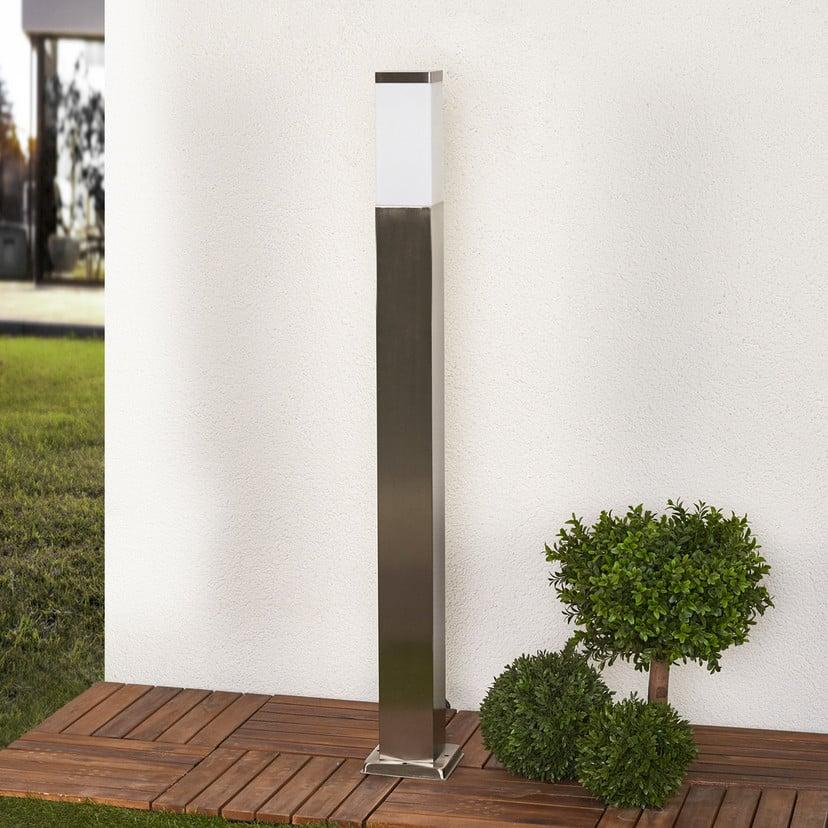 lampenwelt Lindby Pollerleuchte Lorian 100 cm Edelstahl IP44 E27 Letzte 3 Tage