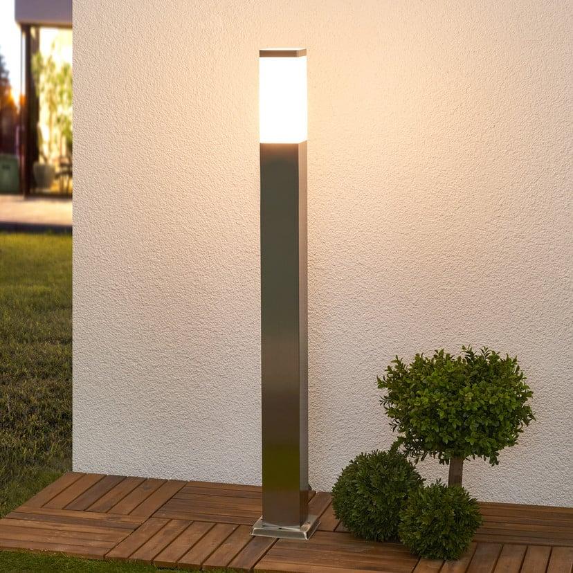 lampenwelt Lindby Pollerleuchte Lorian 100 cm Edelstahl IP44 E27 Letzte 3 Tage