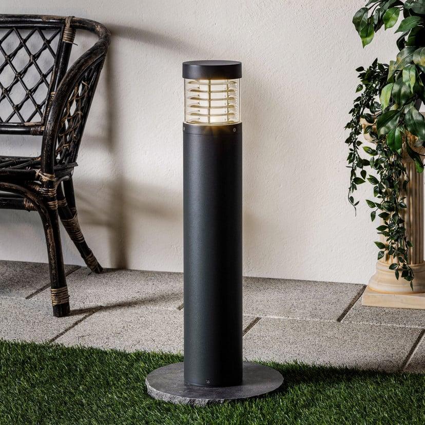 lampenwelt Lucande LED-Wegeleuchte Lucius 65 cm grafit Metall IP54 Bis zu 55% Rabatt