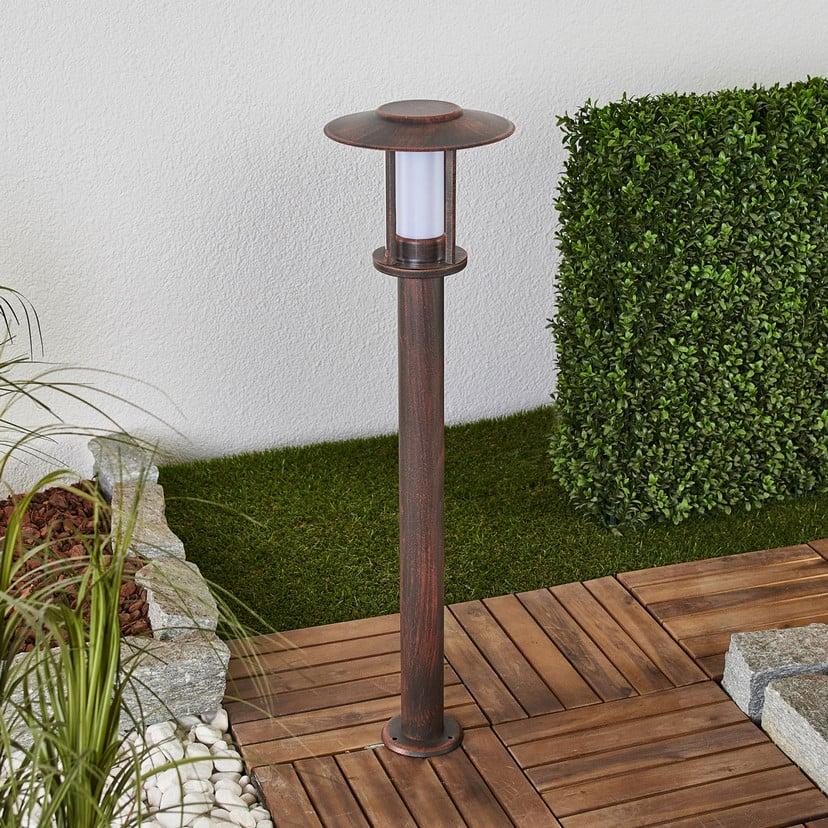 lampenwelt Lindby LED-Wegeleuchte Pavlos 76 cm rostfarben Edelstahl Discount Store für neue Produkte