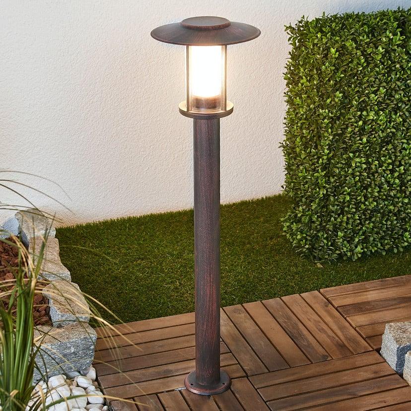 lampenwelt Lindby LED-Wegeleuchte Pavlos 76 cm rostfarben Edelstahl Discount Store für neue Produkte