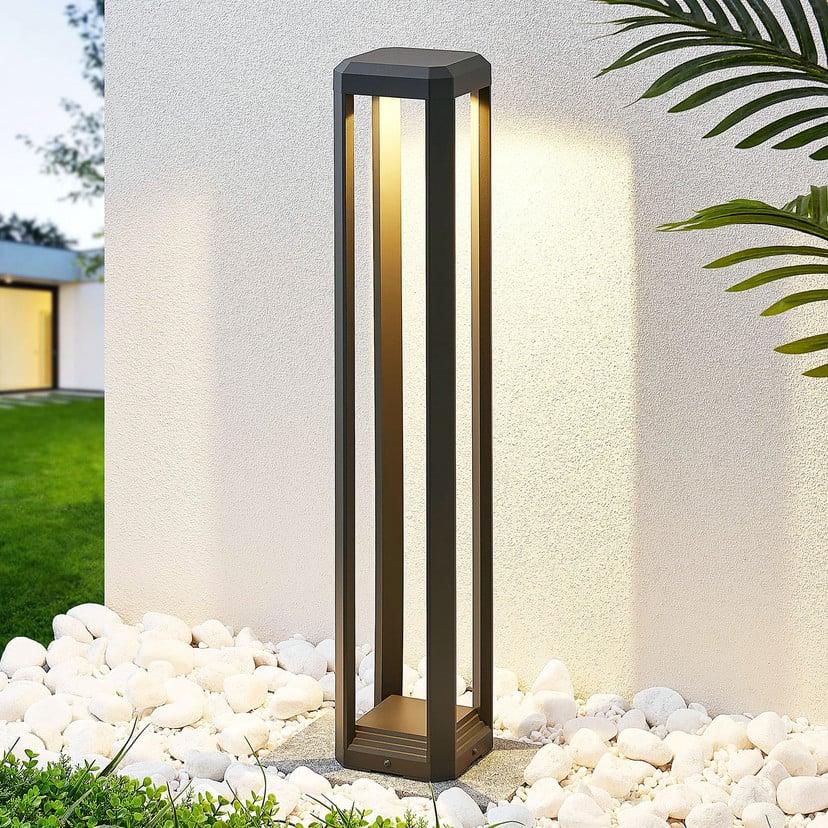 lampenwelt Lucande LED-Wegeleuchte Fery anthrazit Metall 80cm IP65 Riesige Rabatte