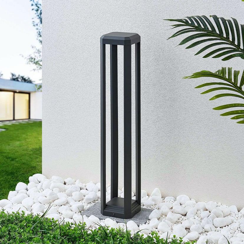 lampenwelt Lucande LED-Wegeleuchte Fery anthrazit Metall 80cm IP65 Riesige Rabatte