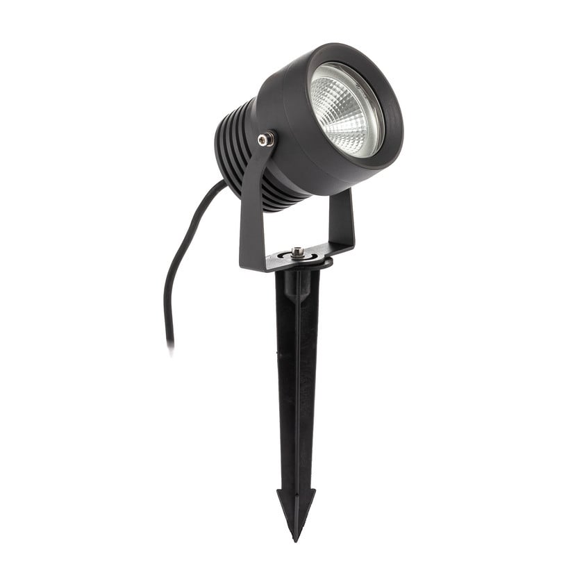 lampenwelt LED-Außenstrahler Irina Erdspieß Stecker grau Metall Kostenloser Versand international