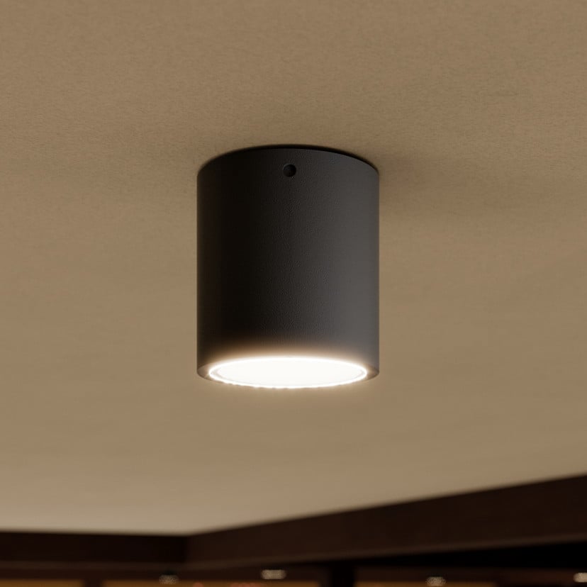 lampenwelt Lucande LED-Deckenleuchte Meret rund anthrazit Metall