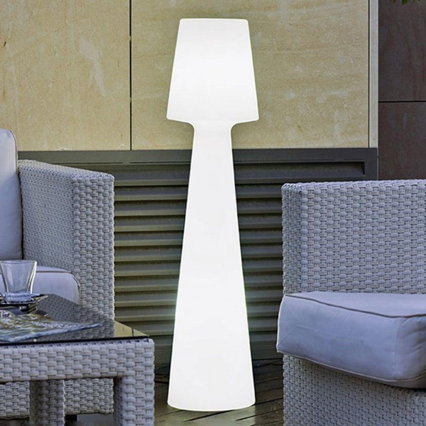 lampenwelt Newgarden Lola Stehleuchte Höhe 110 cm warmweiß