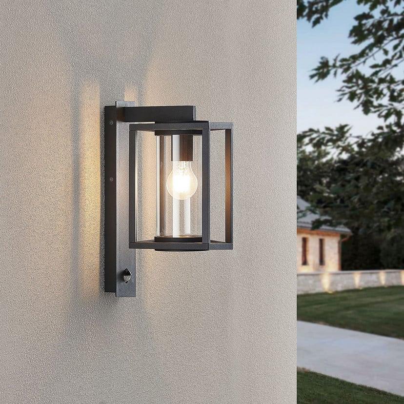 lampenwelt Lucande Außenwandlampe Ferda 2er-Set hängend Sensor E27 Hotsell
