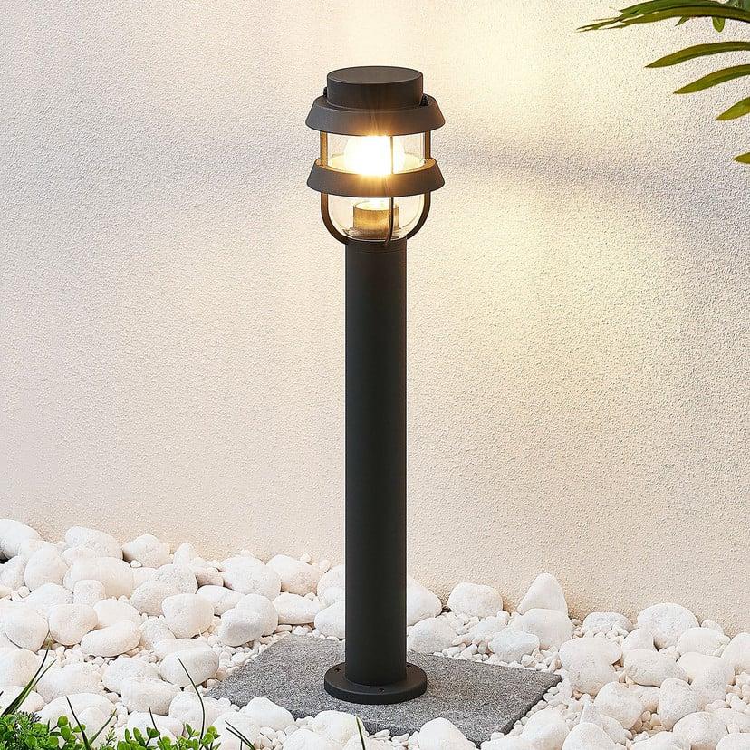 lampenwelt Lindby Pollerleuchte Alvaro anthrazit 60 cm IP44 E27 Blitzverkäufe