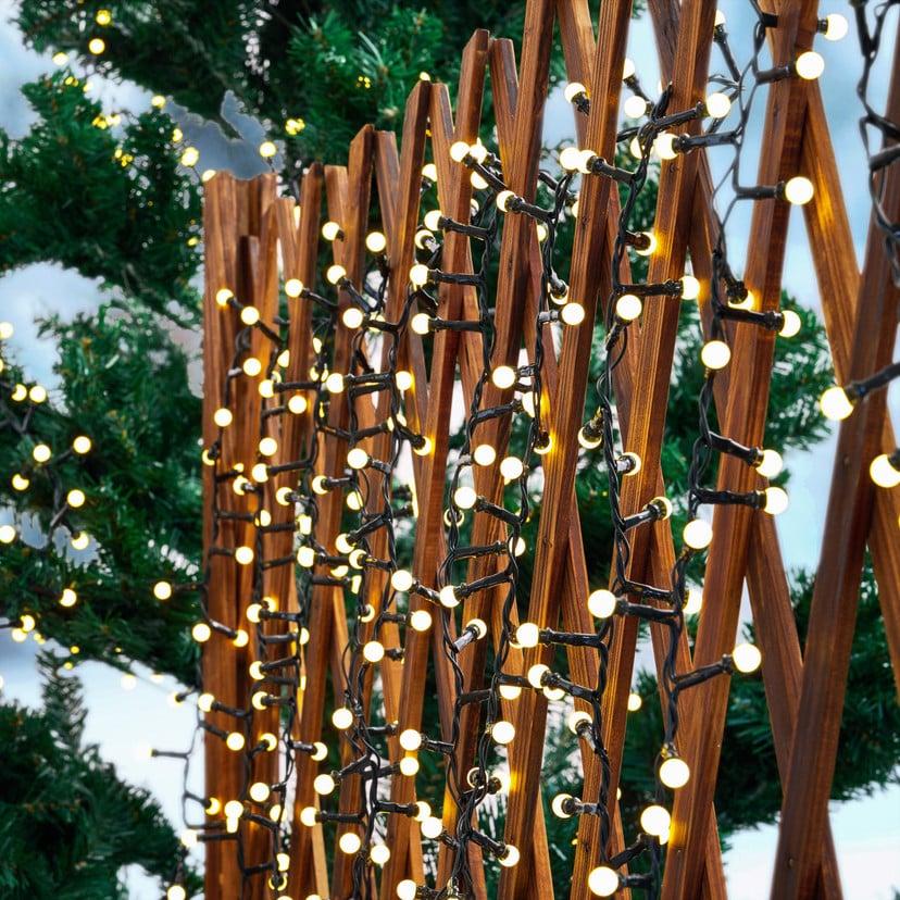 lampenwelt Lindby LED-Lichterkette Miyu 1.800 K Timer 15 m IP44 Günstig kaufen
