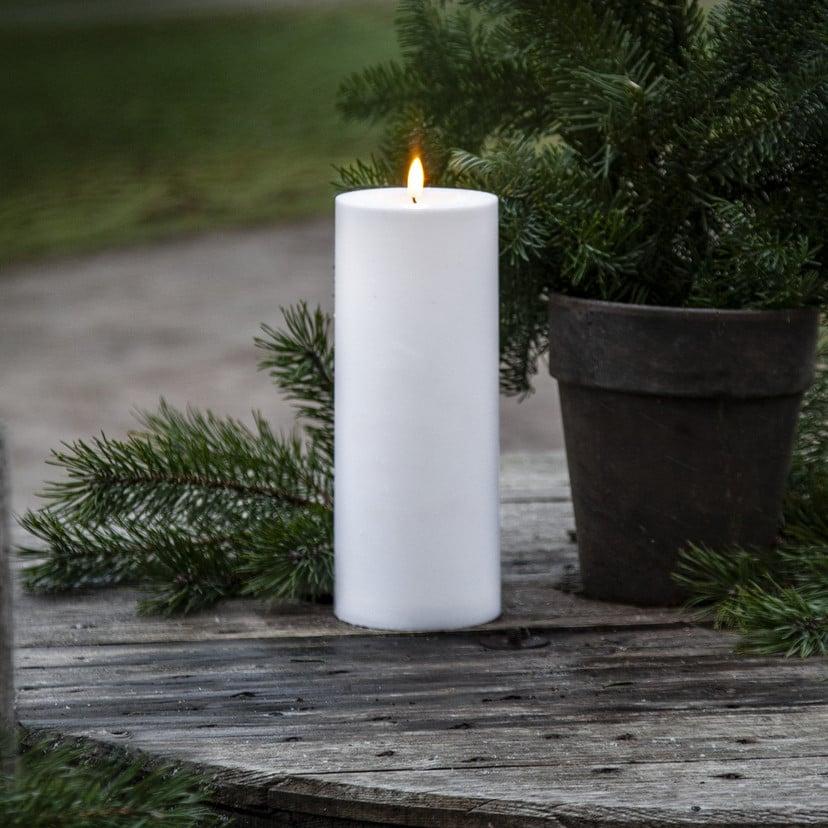 lampenwelt LED-Kerze Flamme Rak 27 5 cm weiß Kunststoff Batteriebetrieb Begrenztes Angebot