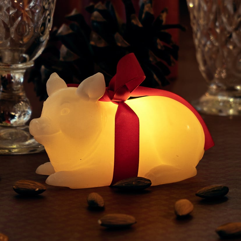 lampenwelt LED-Dekoleuchte Emma Pig aus Wachs Black Friday