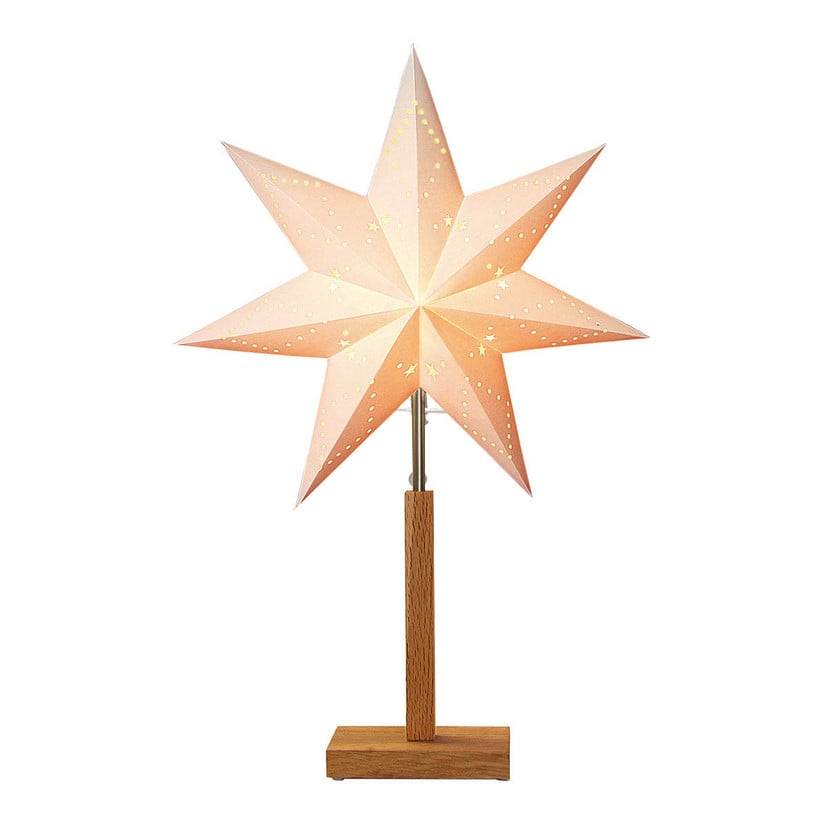 lampenwelt Karo - Stand-Dekoleuchte mit Muster-Stern 70 cm Neuheiten