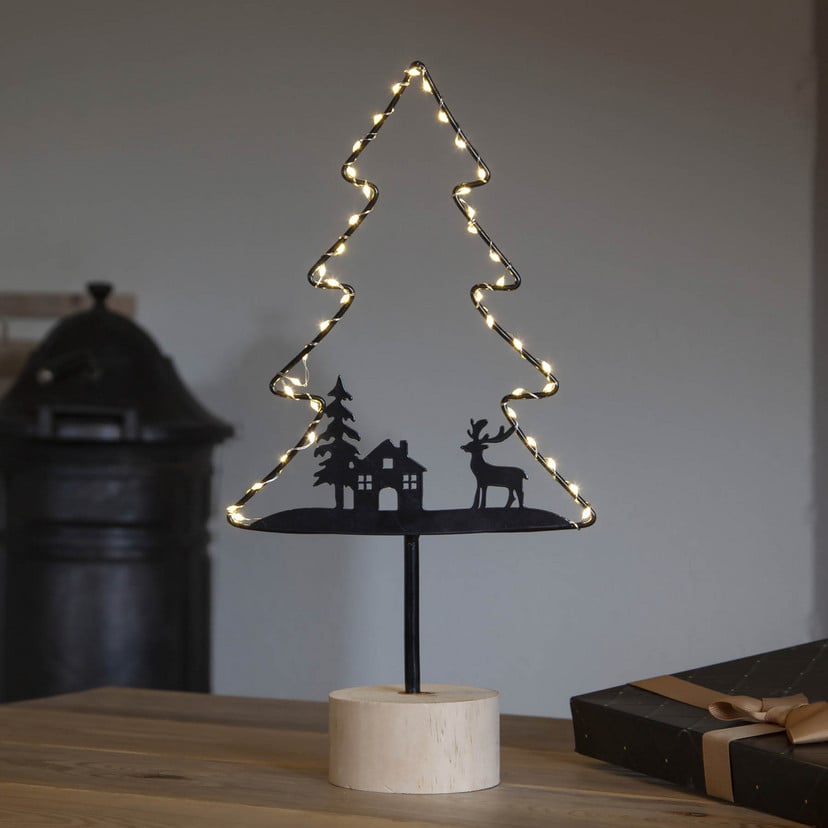 lampenwelt LED-Dekoleuchte Glimta Baum