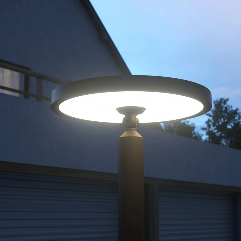 lampenwelt Lucande LED-Außenleuchte Akito grafitgrau Alu 220 cm Discount Store für neue Produkte