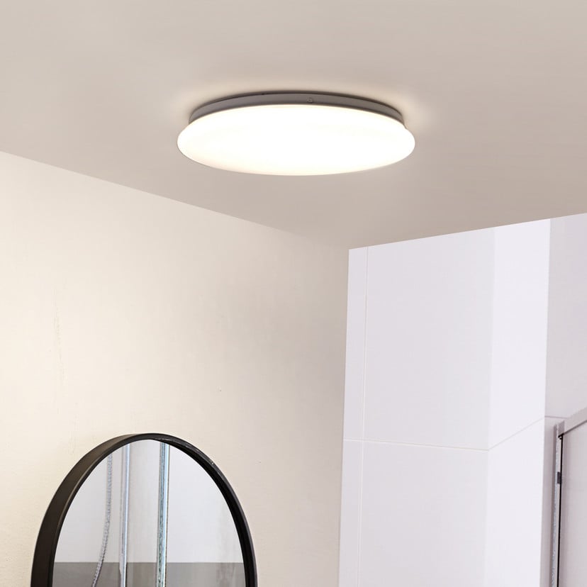 lampenwelt Lindby LED-Deckenleuchte Eovi Ø 33 cm weiß 4.000 K 50% Rabatt mit kostenlosem Versand