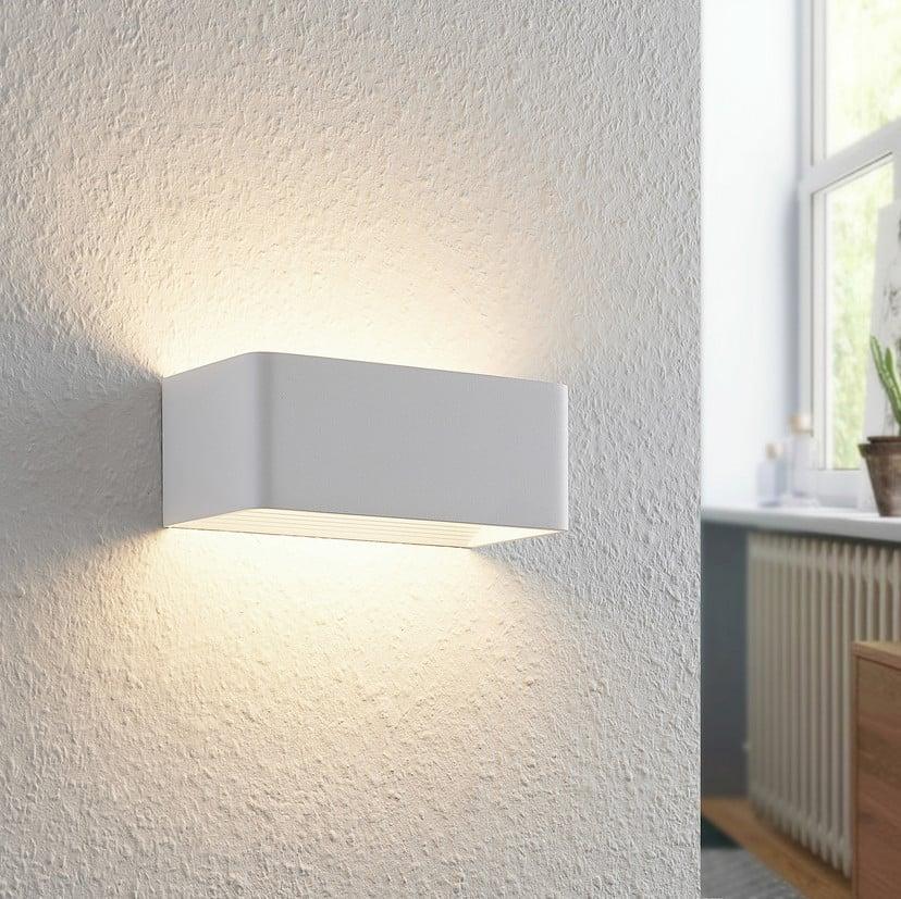 lampenwelt Arcchio LED-Wandlampe Karam 20 cm weiß Metall up/down Online