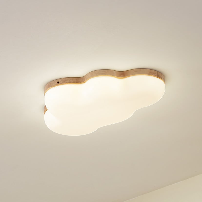 lampenwelt Lindby LED-Deckenleuchte Pilvi Kunststoff Wolke 50 cm Outlet