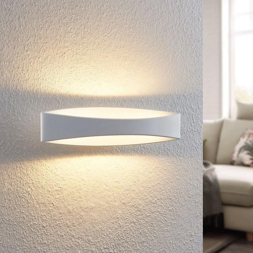 lampenwelt Arcchio LED-Wandleuchte Jelle 44 cm weiß Metall up/down Günstiger Verkauf