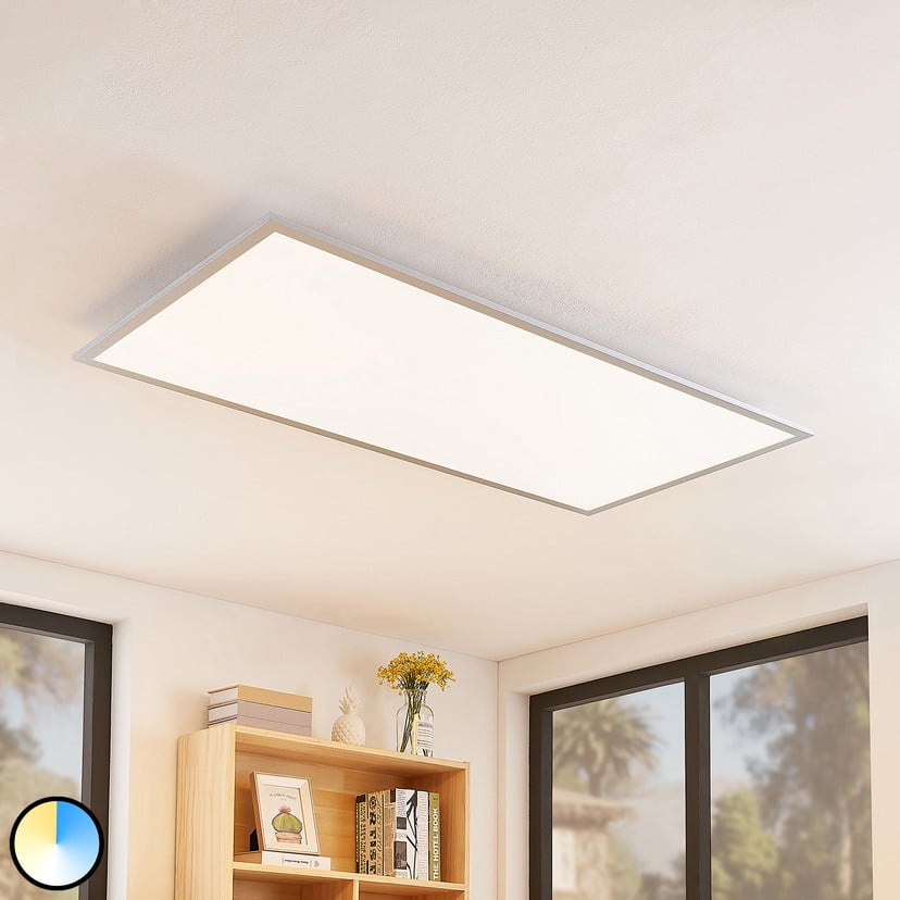 lampenwelt Lindby LED-Panel Zento CCT Fernbedienung dimmbar Blitzverkäufe