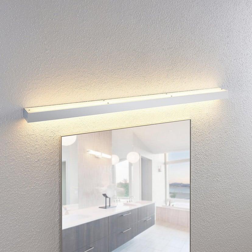 lampenwelt Lindby LED-Bad-Wandleuchte Layan 120 cm chrom Metall Kostenloser Versand