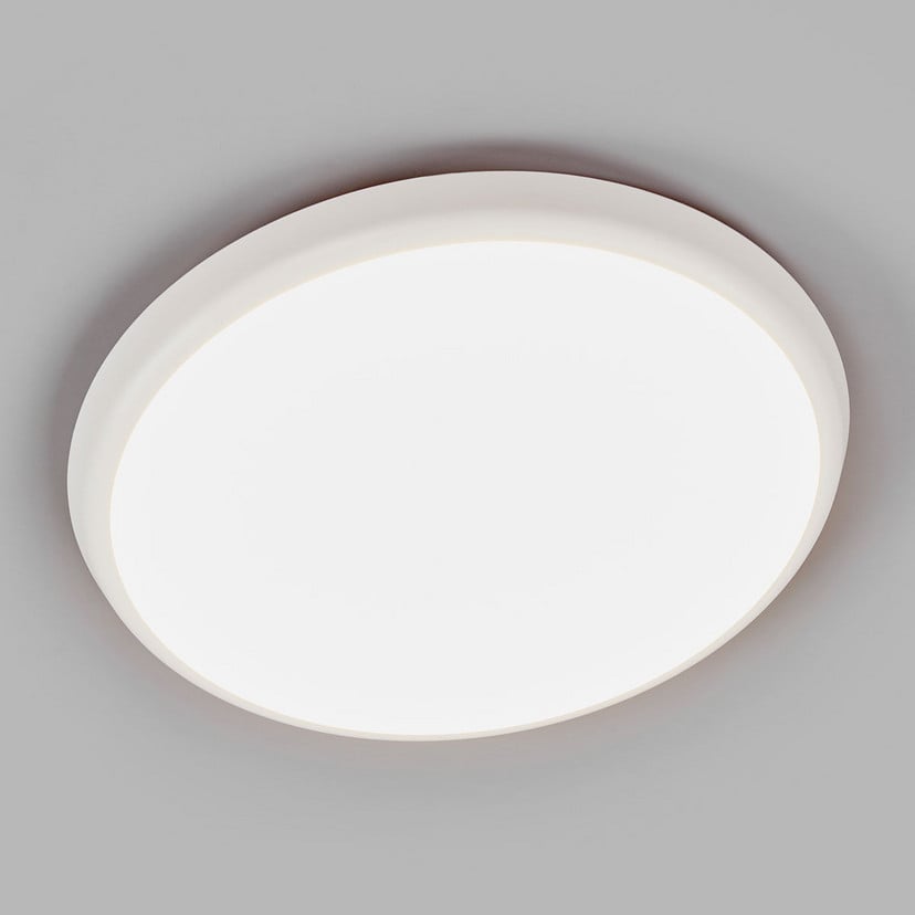 lampenwelt Arcchio LED-Deckenleuchte Augustin Ø 30 cm CCT weiß IP54