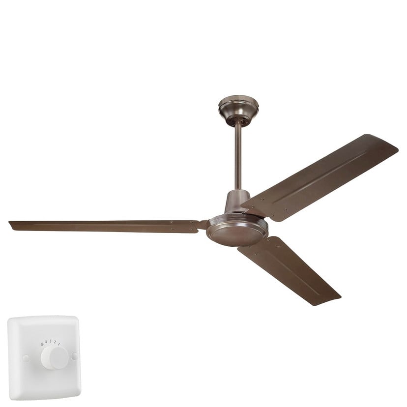 lampenwelt Westinghouse Deckenventilator Industrial braun leise 142 cm Neueste Mode