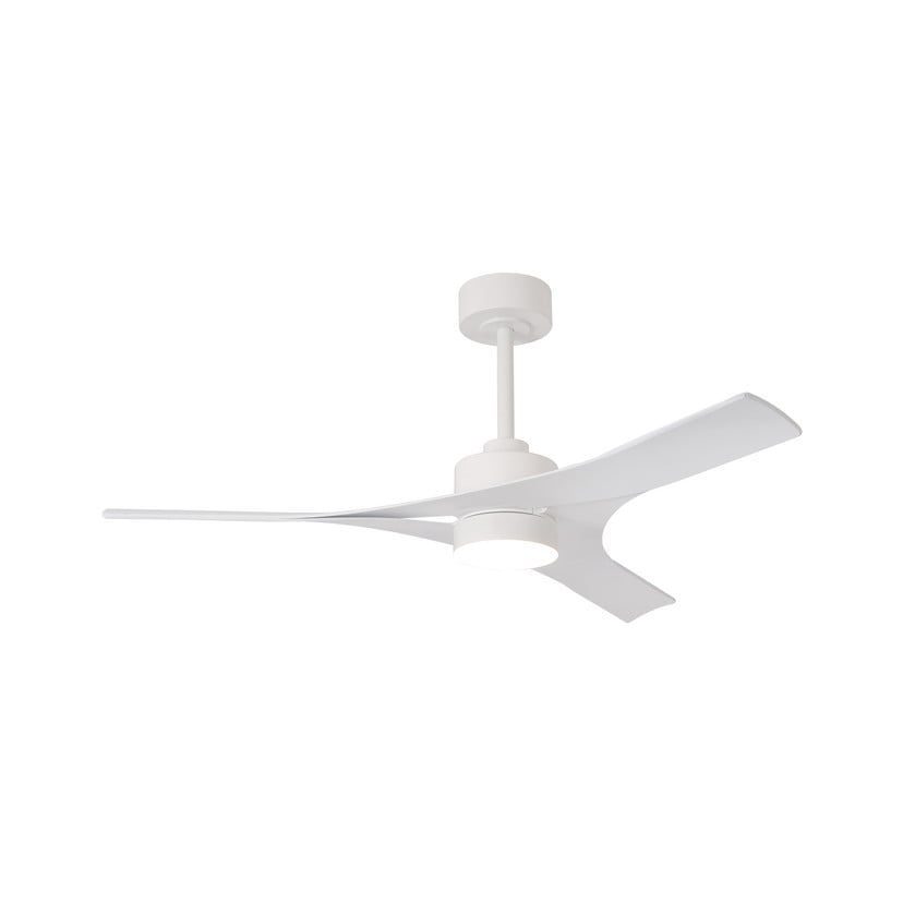 lampenwelt LED-Deckenventilator Thai weiß DC-Motor leise Ø 122 cm CCT Neuheiten