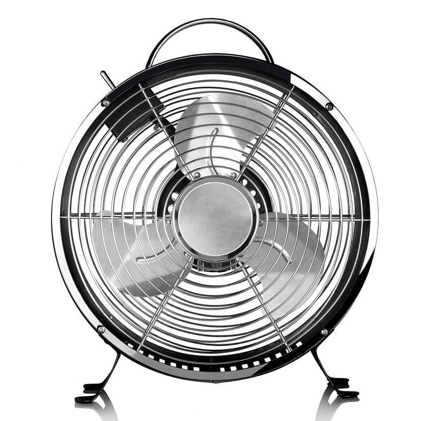 lampenwelt Vintage-Tischventilator VE5966 schwarz Sonderangebote