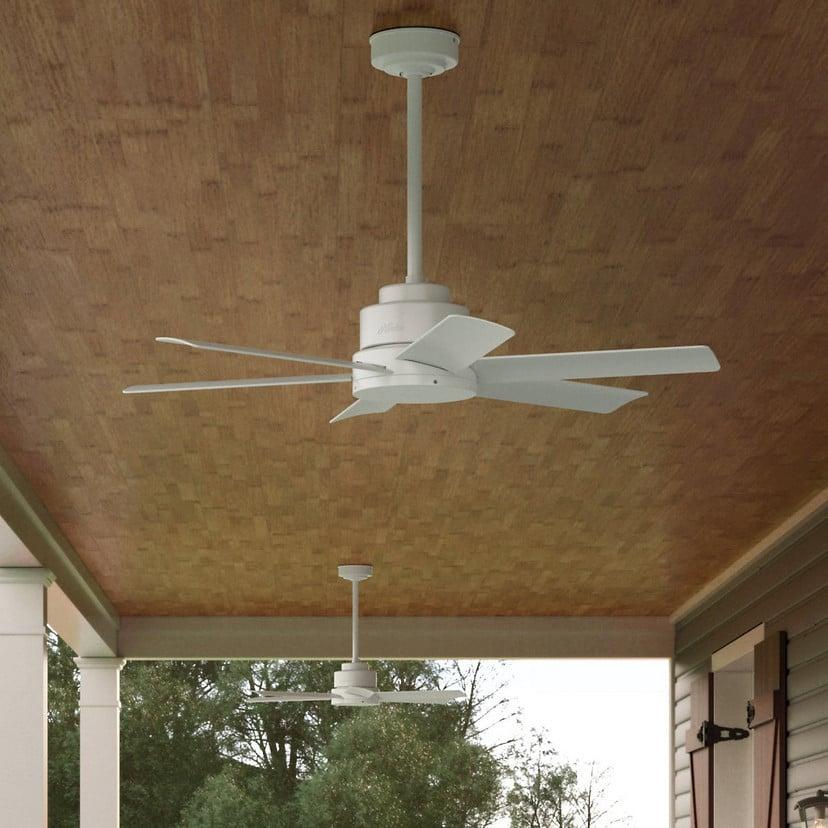 lampenwelt Hunter Kennicott Deckenventilator weiß matt Wochenangebot